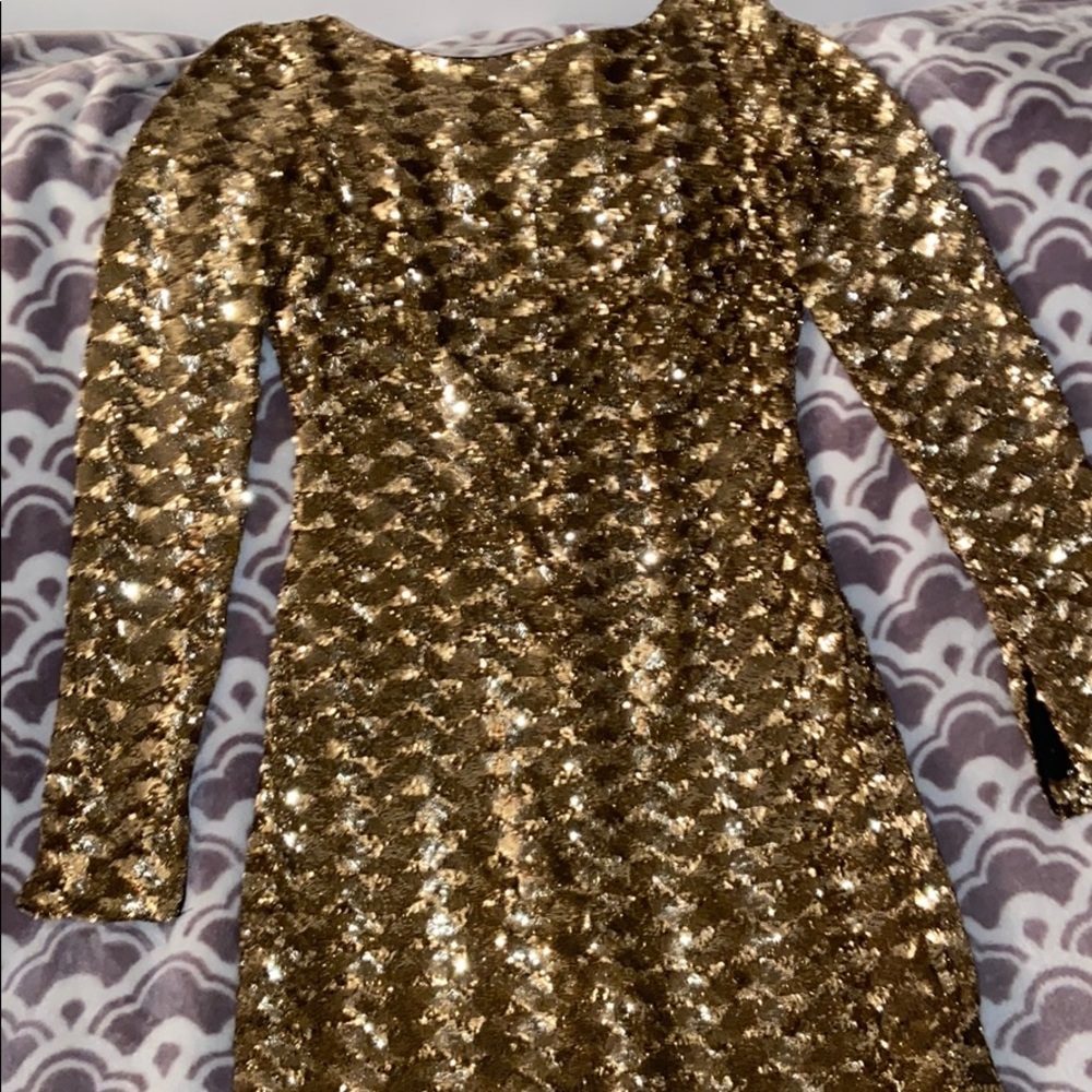 Bradgley Mischka sequin dress